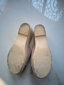 Cute Pink Bow Slides