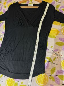 Beautiful Black Wrap Top