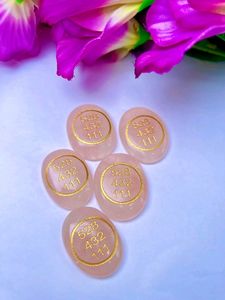 Rose Quartz Zibu Coin [1 Piece ]