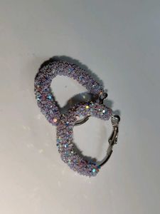 Sparkling Hoop Earrings