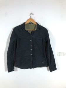 Black&amp;Green Reversible Shirt