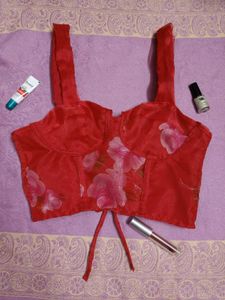 Organza Corset🏵️ Tube Top