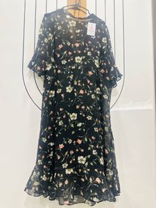 Floral Print Maxi Dress