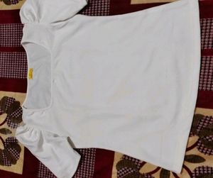 Trendy Puff Sleeve Solid Women Top