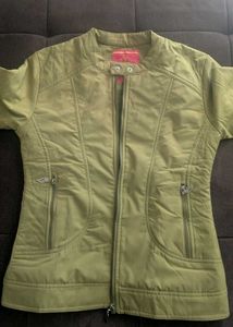 Lime Green Quilted Jacket