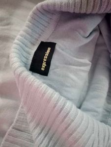 Elegant blue Off Shoulder Top