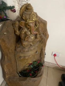 Sitting Ganesh Ji Water Fountain for Living Room/O