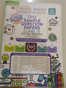 Oswaal CBSE Class 10 Social Science Sample Papers