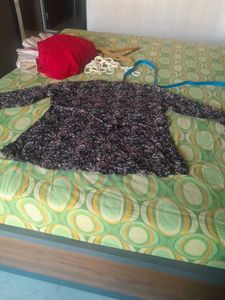 Blue Denim Jeans nd Top