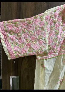 Embroidered Cotton Blend Shirt