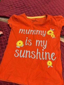 2-3 Year Old Top For Girl-three Tshirts