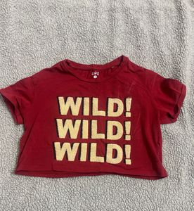 Wild Graphic Crop Top