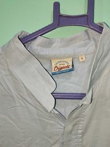 Men&#39;s Light Blue Long Sleeve Shirt