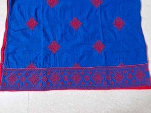Blue Embroidered Kurta