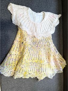 Crochet Cotton Dress 2-4 Years