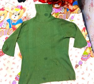Red ❤️Colour Blazer &amp; Green High neck For Winters