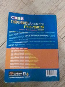 Arihant CBSE Physics 12th Chapter Wise Solutions
