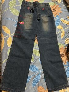Unique Embroidered Denim Jeans