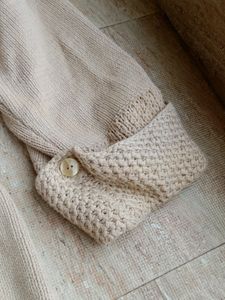 Beige Overcoat