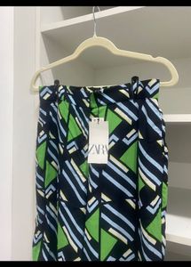 Zara Geometric Trousers