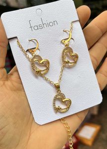 Stone Chain Pendant Jewellery Set | Women