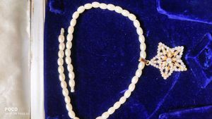 Pearl Necklace with Star Pendant