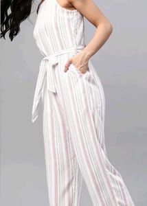 Striped Jumpsuit