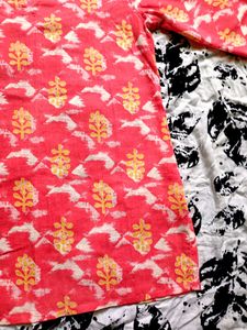 Printed short kurta