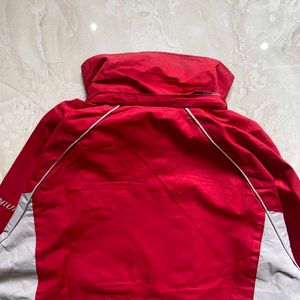 Columbia Titanium Red/Gray Hardshell Ski Jacket