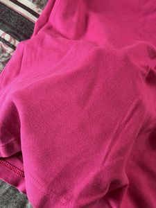 Pink Polo Top
