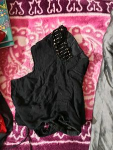 Luxe Grey &amp; Black Gradient Lehenga Saree