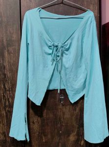 Full Sleeves Flare Top 🩵