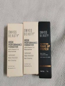 Swiss Beauty Foundation & Primer Set