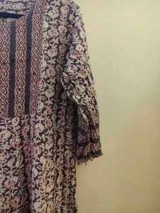 Floral Print Kurta