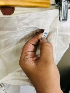 Armani White Trousers