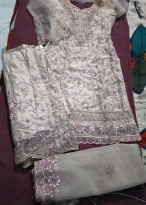 Elegant Embellished Pakistani Suit