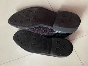 Unique Snake Print Leather Dress Shoes