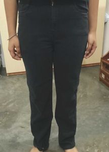 Black Straight Leg Jeans