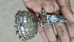 Oxidised Jhumkas