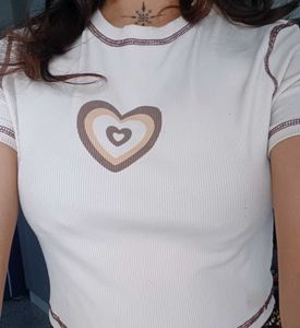 Cute Heart Graphic Tee