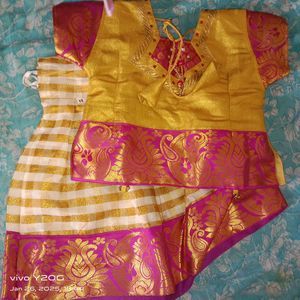 Banarasi Silk Pattu Skurt