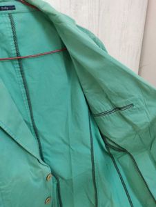 Stylish Mint Green Allen Solly Blazer For Men