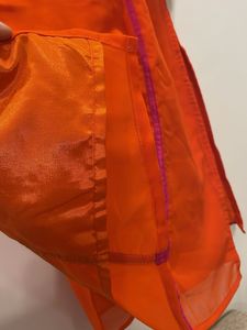 Long Kurta With Double Lining Orange