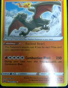 Radiant Charizard Pokemon Card