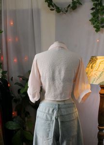 Pink Tie-Front Top