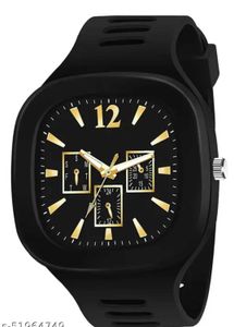 Stylish Blue/White/Grey/Black Dial Watch