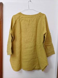 Mustard Linen Tunic