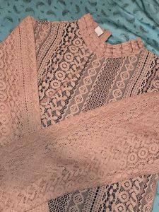 Lace Mock Neck Top