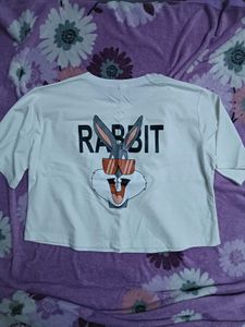 Women Baggy Crop Top
