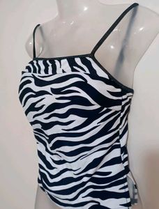 Animalier Square Neck Tank Top